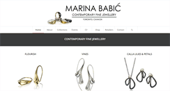 Desktop Screenshot of marinababic.com