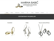 Tablet Screenshot of marinababic.com